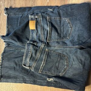 American Eagle Outfitters Flare Jeans in Dark Blue
